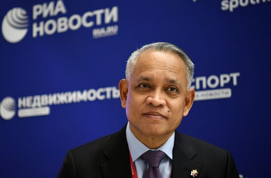  ПМЭФ-2022. Работа стенда медиагруппы "Россия сегодня". День третий