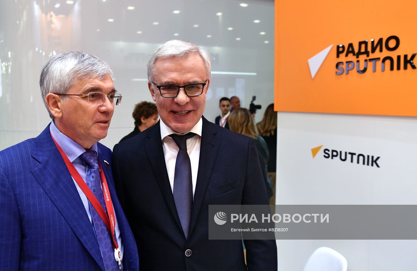 ПМЭФ-2022. Работа студии радио Sputnik  