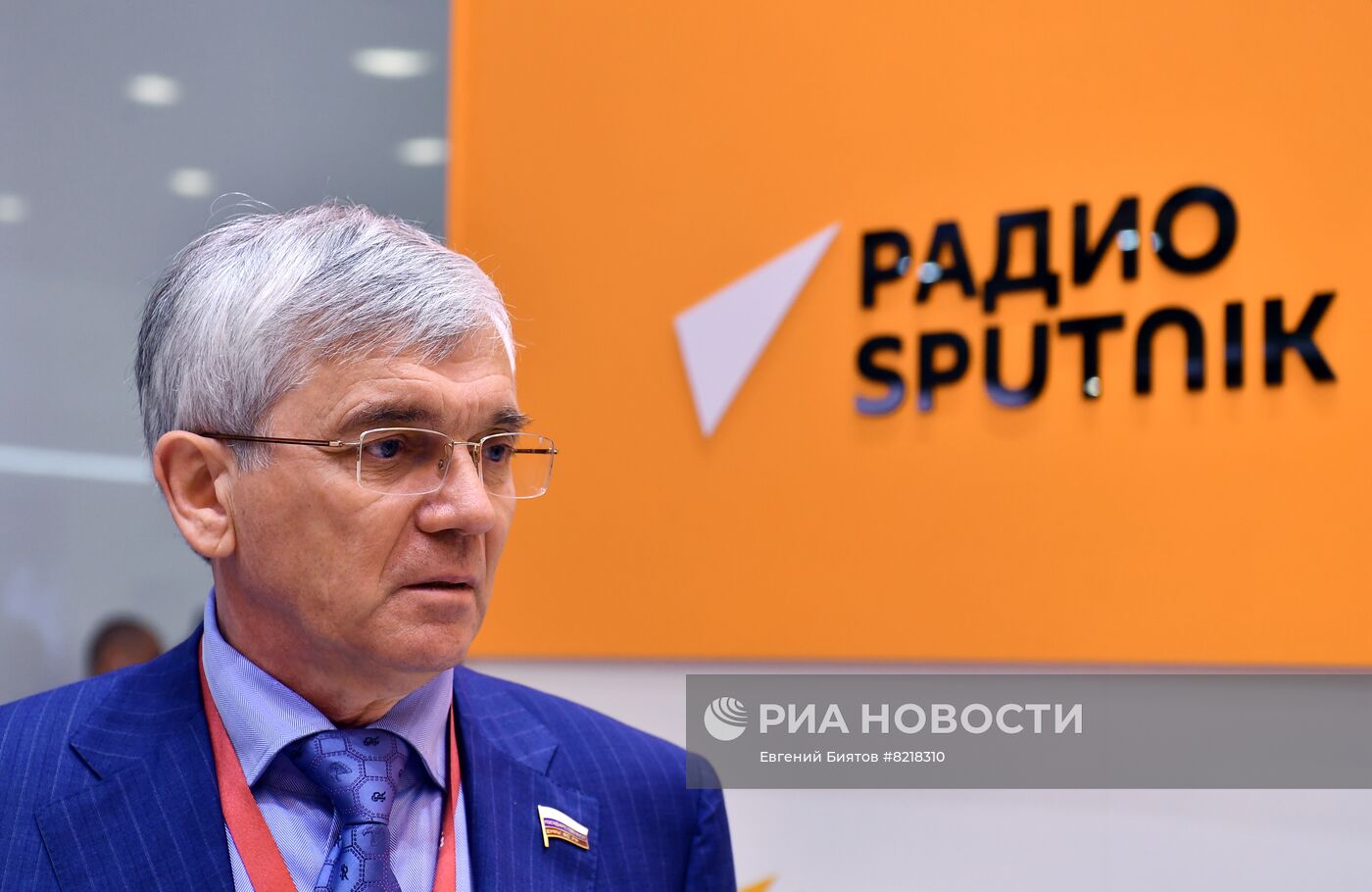 ПМЭФ-2022. Работа студии радио Sputnik  