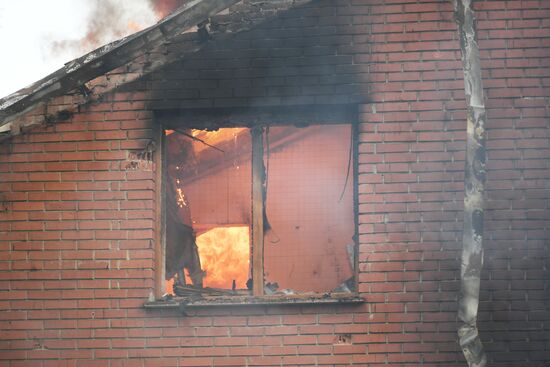 Обстрелян Киевский район Донецка