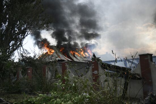 Обстрелян Киевский район Донецка
