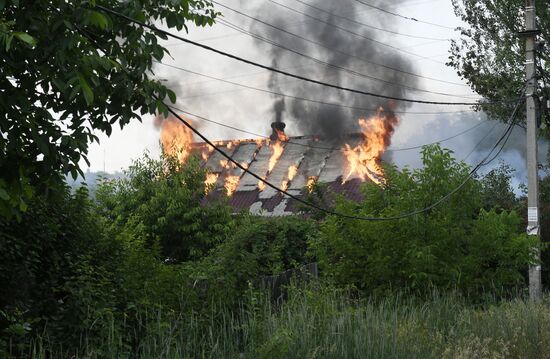 Обстрелян Киевский район Донецка