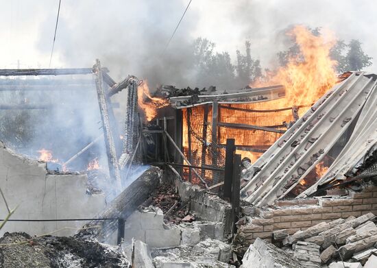 Обстрелян Киевский район Донецка