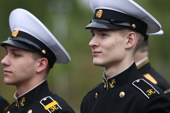 Первый выпуск курсантов в мурманском филиале Нахимовского военно-морского училища