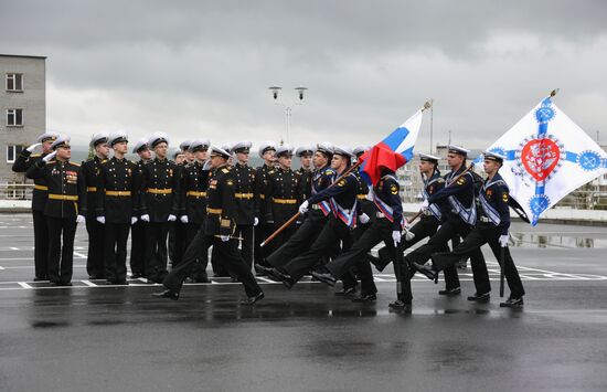 Первый выпуск курсантов в мурманском филиале Нахимовского военно-морского училища