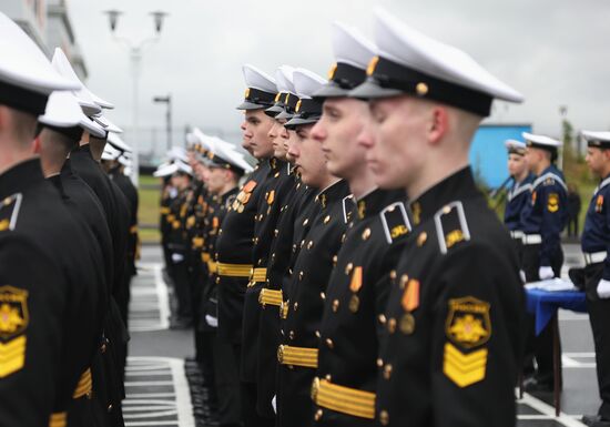 Первый выпуск курсантов в мурманском филиале Нахимовского военно-морского училища