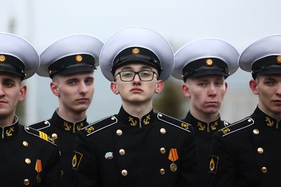 Первый выпуск курсантов в мурманском филиале Нахимовского военно-морского училища