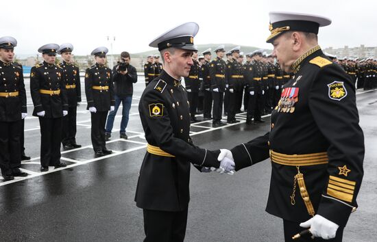 Первый выпуск курсантов в мурманском филиале Нахимовского военно-морского училища