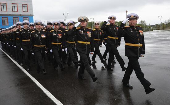 Первый выпуск курсантов в мурманском филиале Нахимовского военно-морского училища