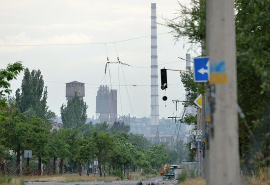 В Северодонецке остается неосвобожденной только территория химкомбината "Азот"