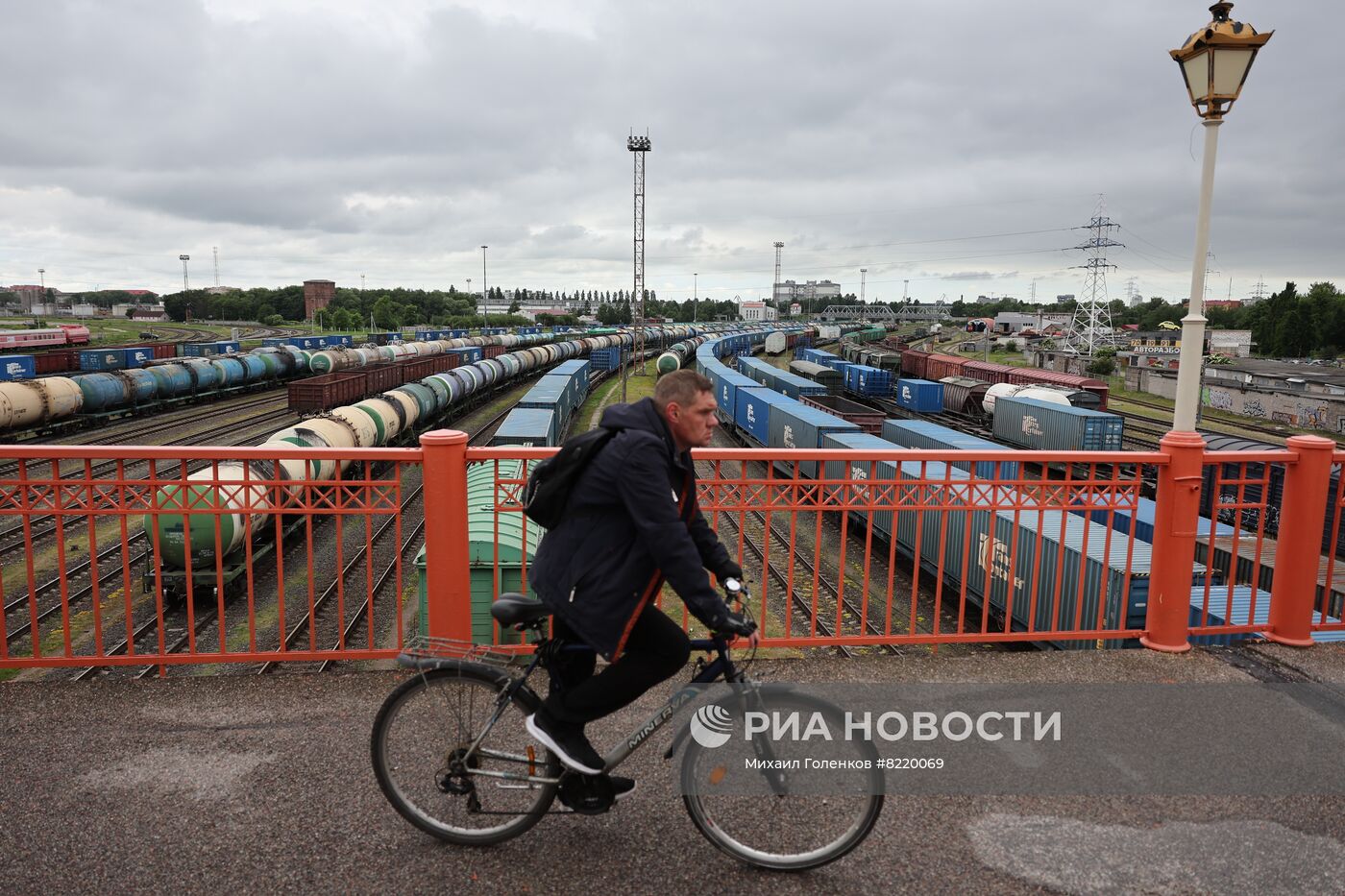 Железнодорожная сортировочная станция в Калининграде