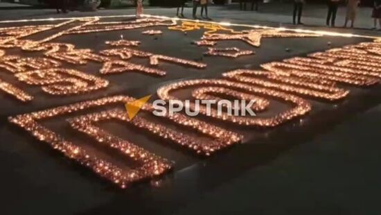 Акция "Свеча памяти" прошла в Ташкенте