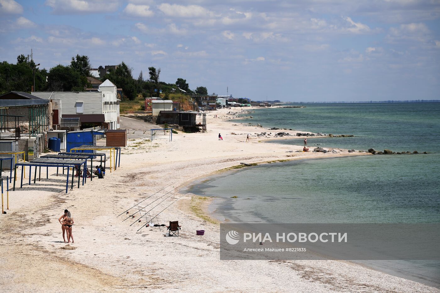 Побережье Азовского моря в Запорожской области