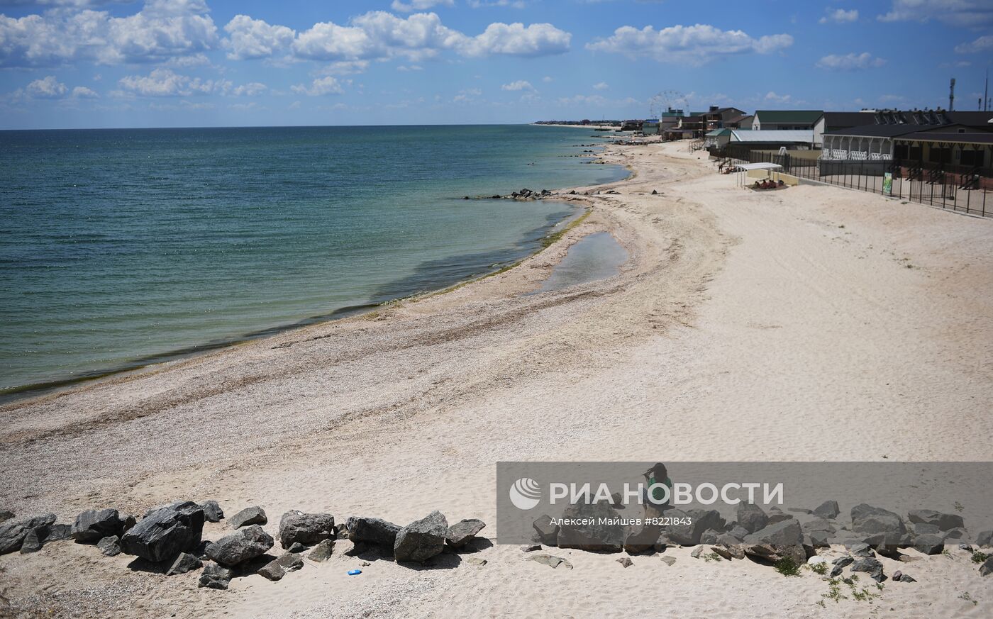 Побережье Азовского моря в Запорожской области