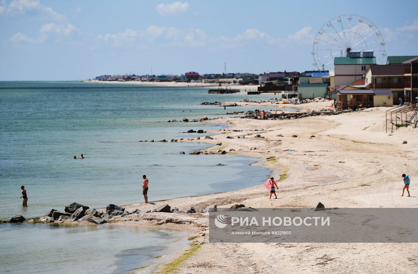 Побережье Азовского моря в Запорожской области