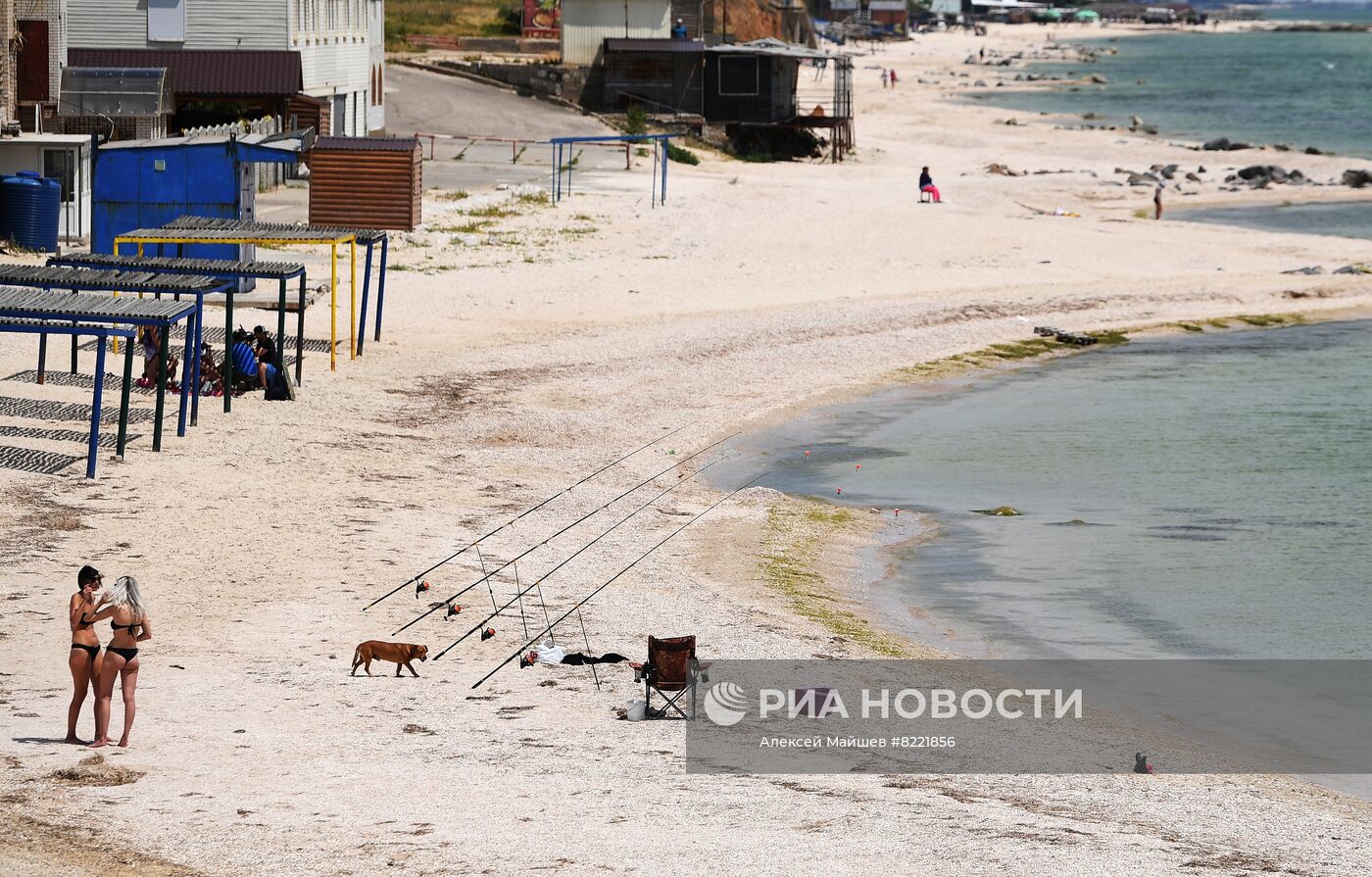 Побережье Азовского моря в Запорожской области