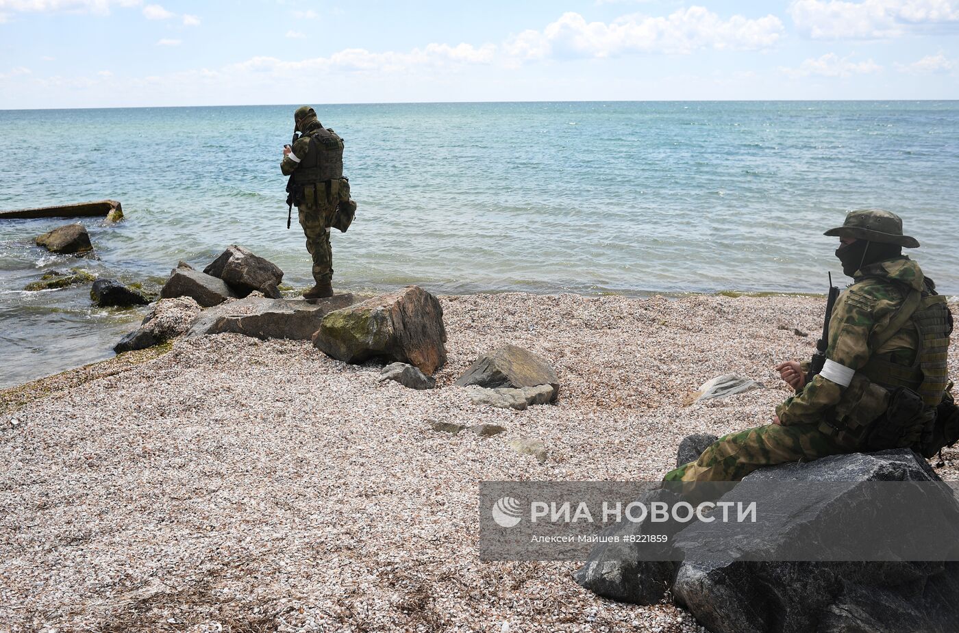 Побережье Азовского моря в Запорожской области