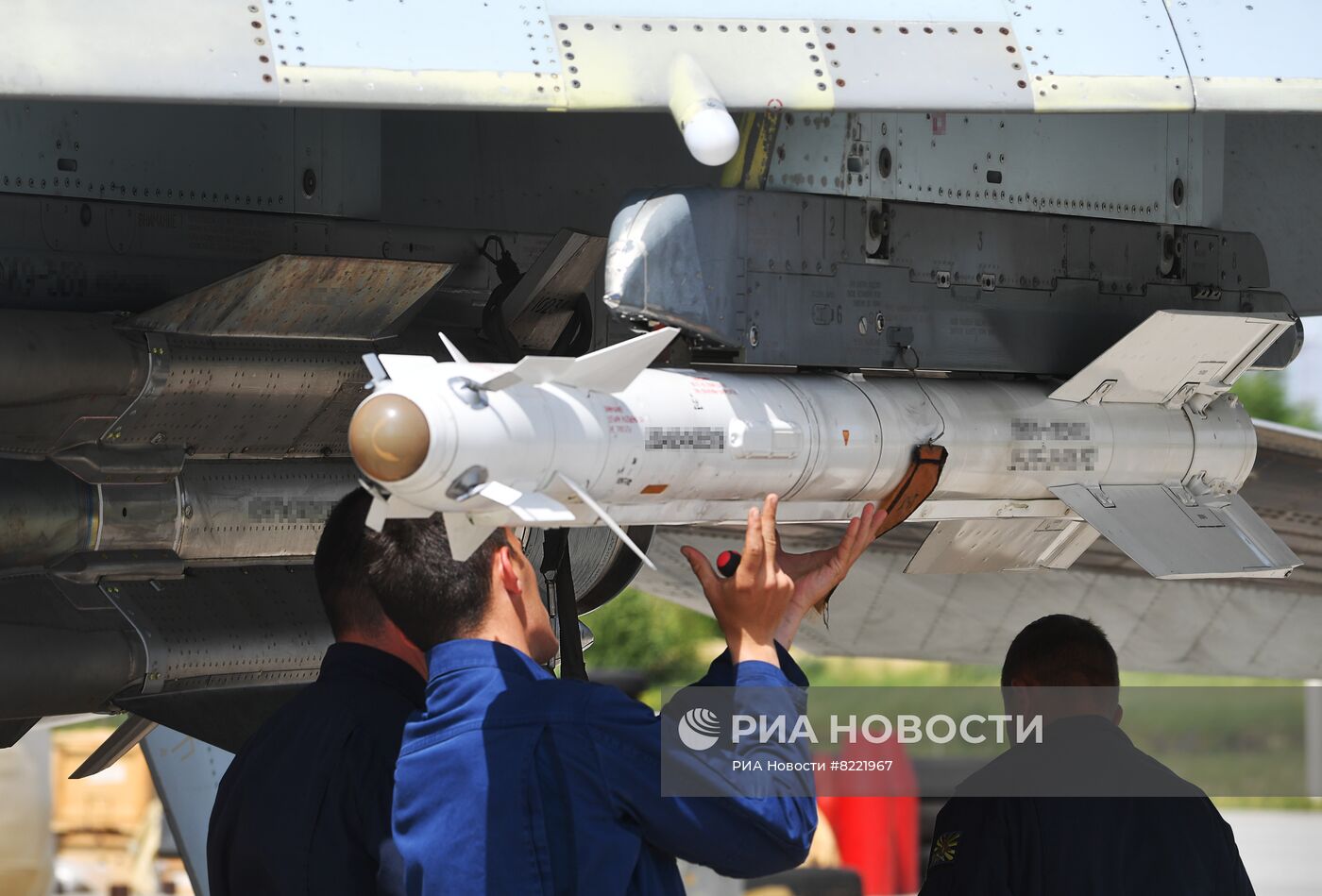 Истребители Су-35 в зоне спецоперации