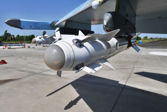 Истребители Су-35 в зоне спецоперации