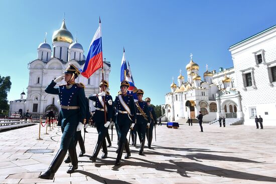 Вручение аттестатов выпускникам кадетских классов ФСО России