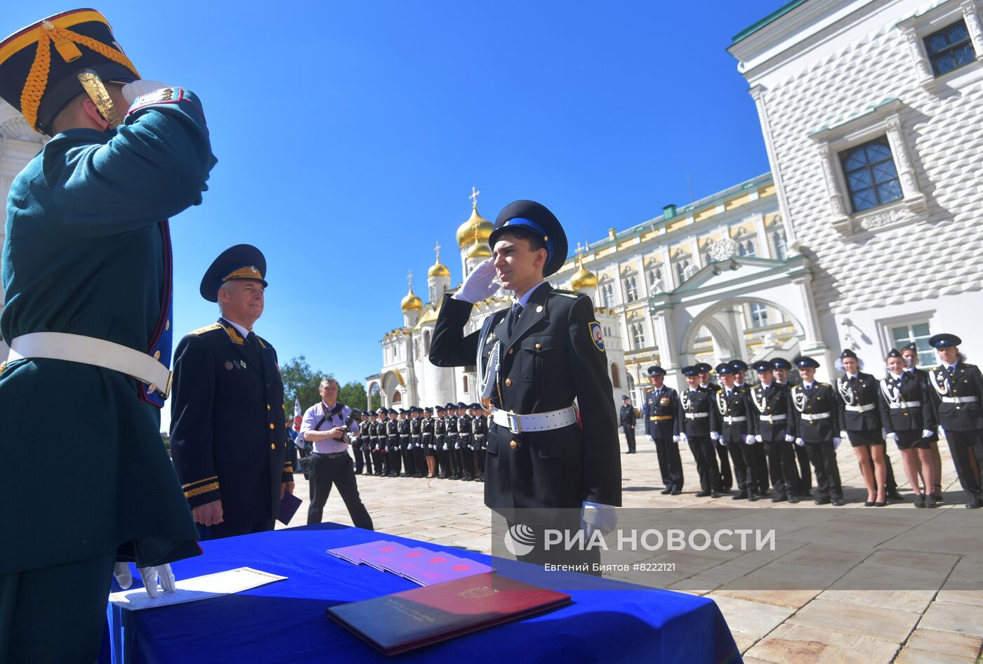 Вручение аттестатов выпускникам кадетских классов ФСО России