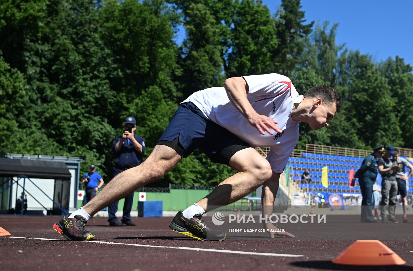 Финал городского конкурса "Московские мастера" по профессии "Пожарный"