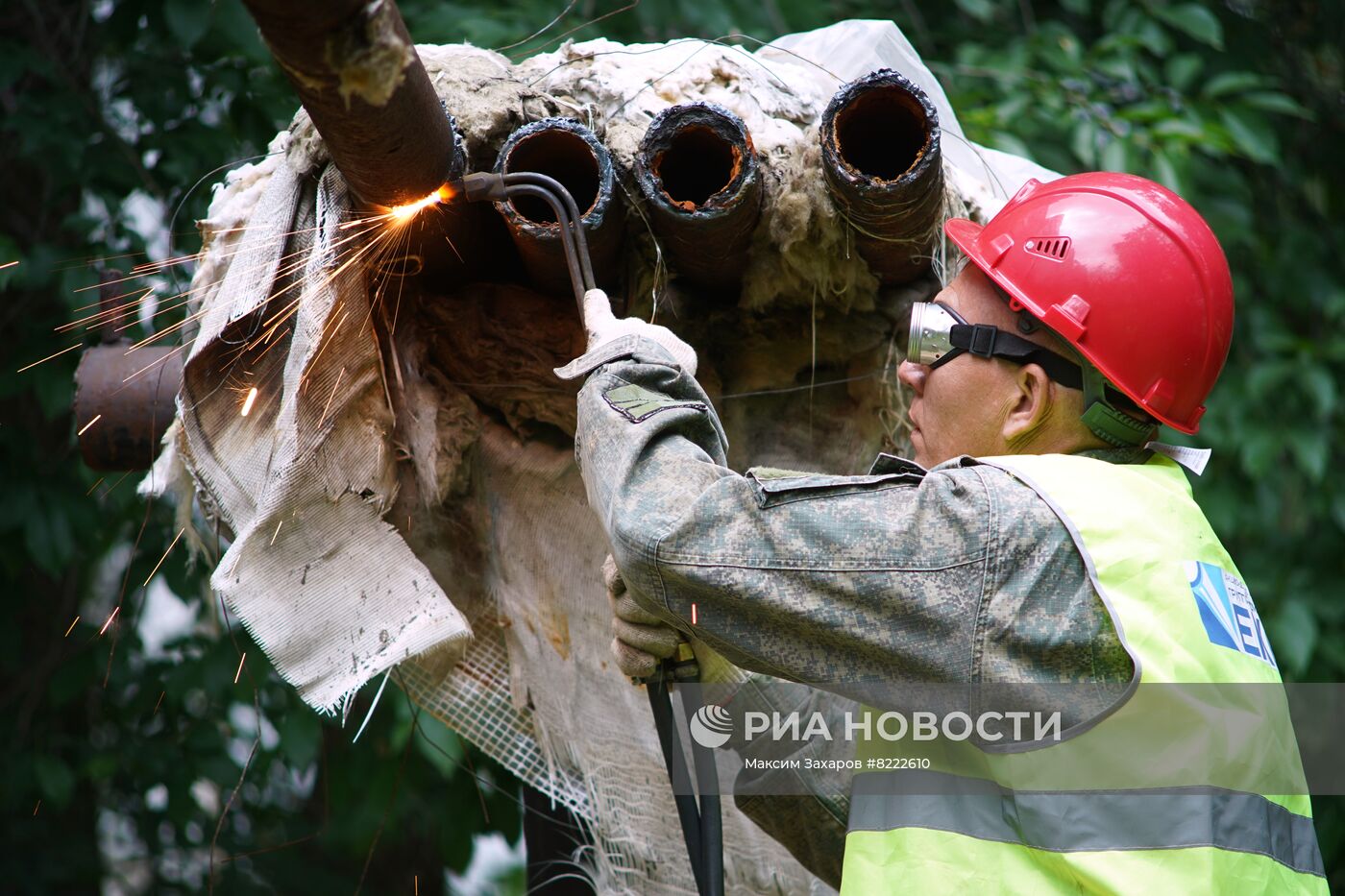 Восстановление инфраструктуры Луганска строителями из РФ