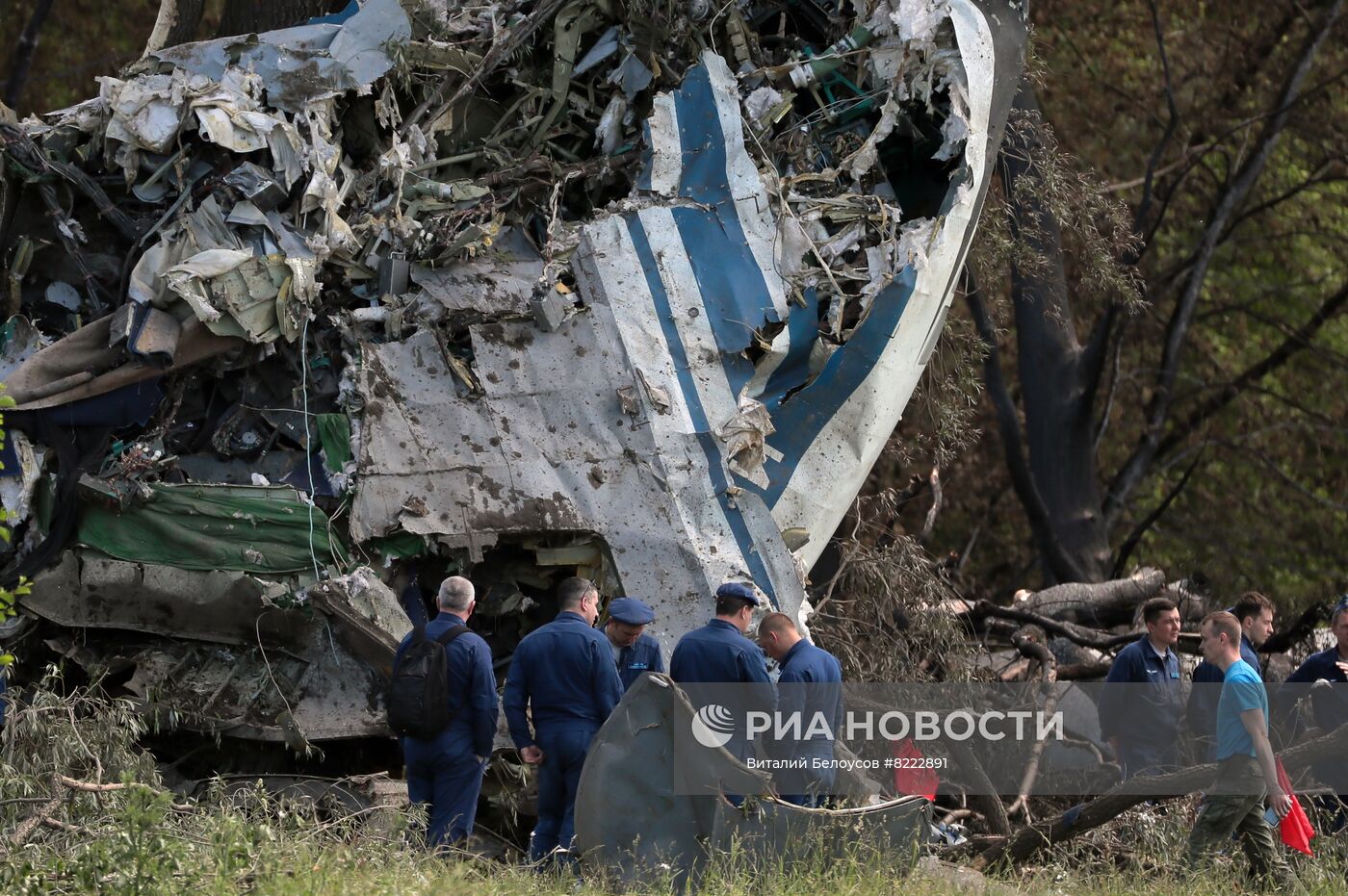 Упал военно транспортный самолет. Место крушения ил 76 в Рязани.