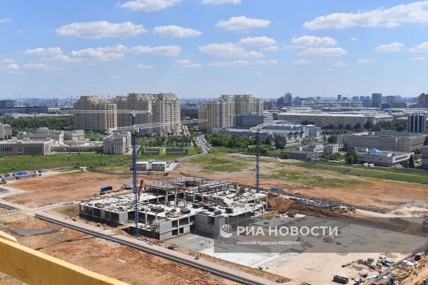 Строительство инновационного научно-технологического центра МГУ "Воробьевы горы"
