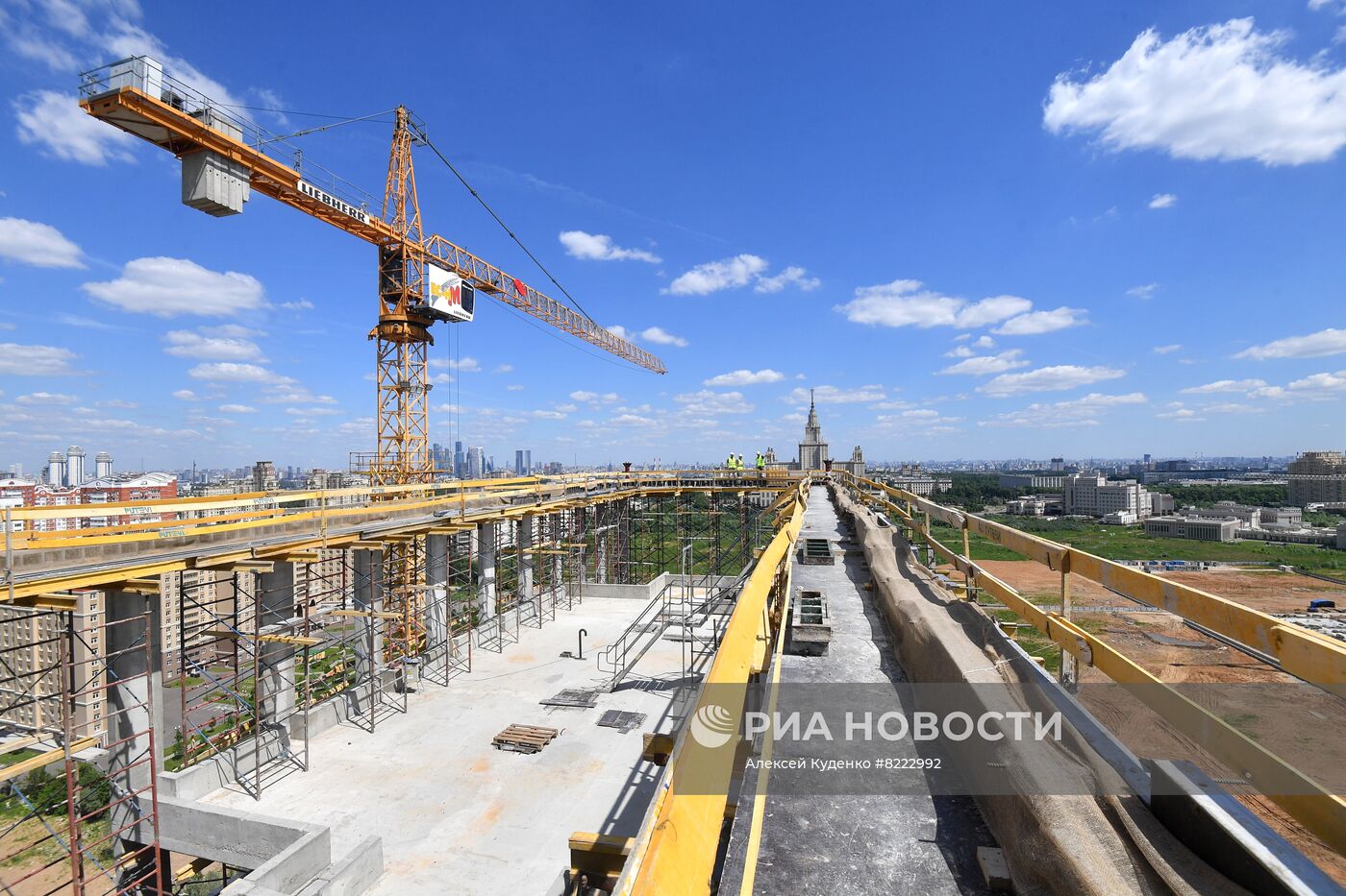 Строительство инновационного научно-технологического центра МГУ "Воробьевы горы"