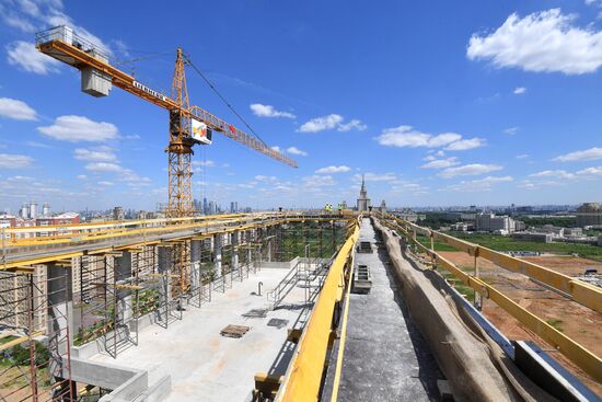 Строительство инновационного научно-технологического центра МГУ "Воробьевы горы"