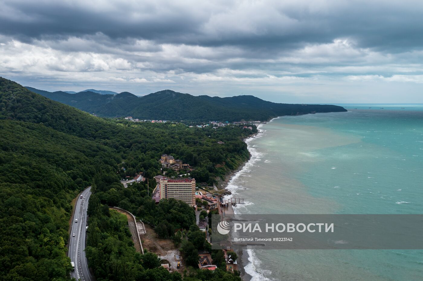 Побережье черного моря в Туапсинском районе