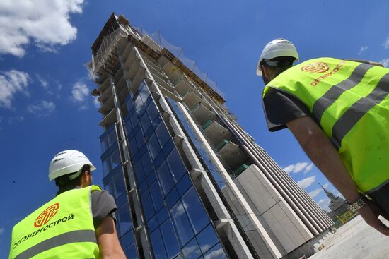 Строительство инновационного научно-технологического центра МГУ "Воробьевы горы"