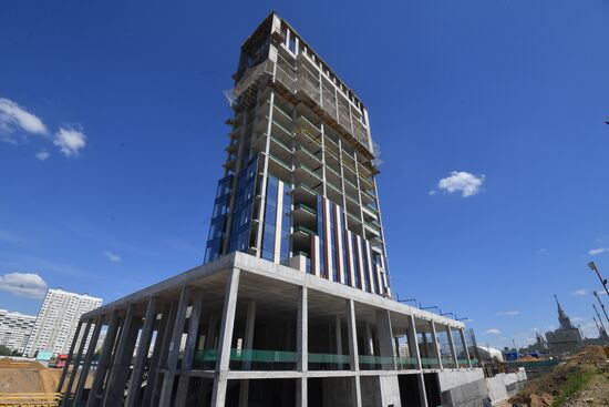 Строительство инновационного научно-технологического центра МГУ "Воробьевы горы"