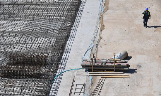 Строительство инновационного научно-технологического центра МГУ "Воробьевы горы"