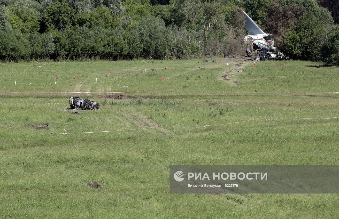 Грузовой самолет Ил-76 потерпел крушение в Рязанской области