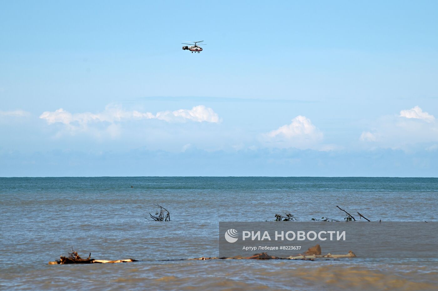 Последствия шторма в Сочи