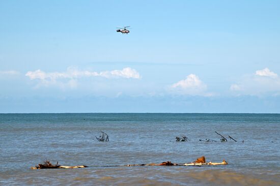 Последствия шторма в Сочи