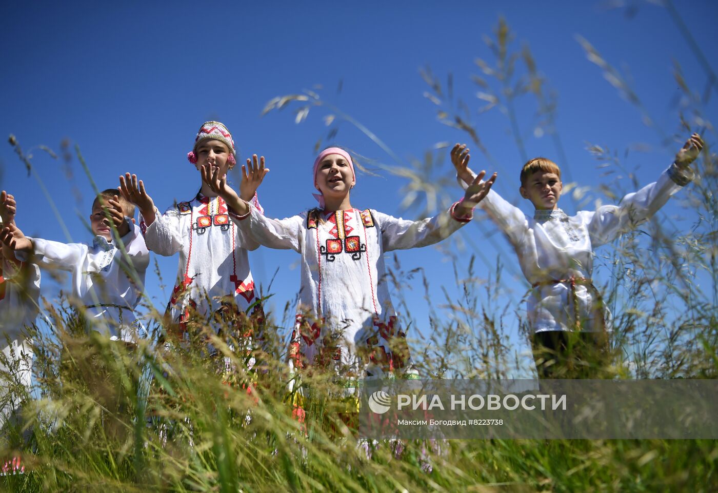 Праздник летнего солнцестояния "Валда шинясь" в Татарстане