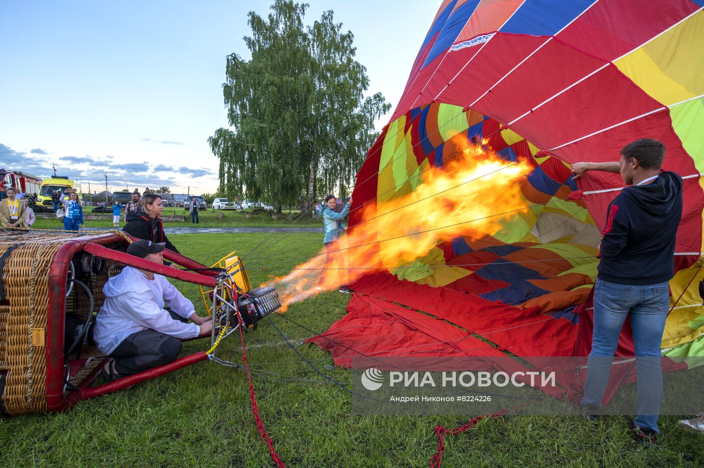 Открытие фестиваля воздухоплавания в Пермском крае