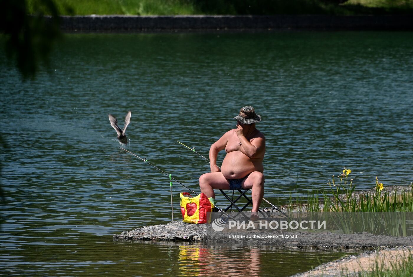 Жаркая погода в Москве 