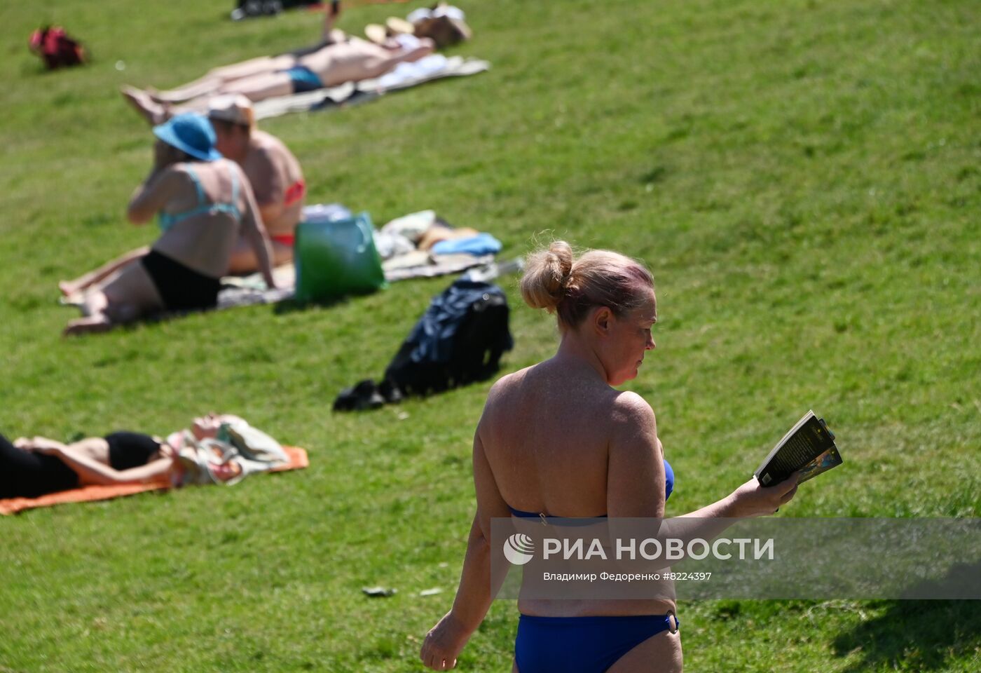 Жаркая погода в Москве 