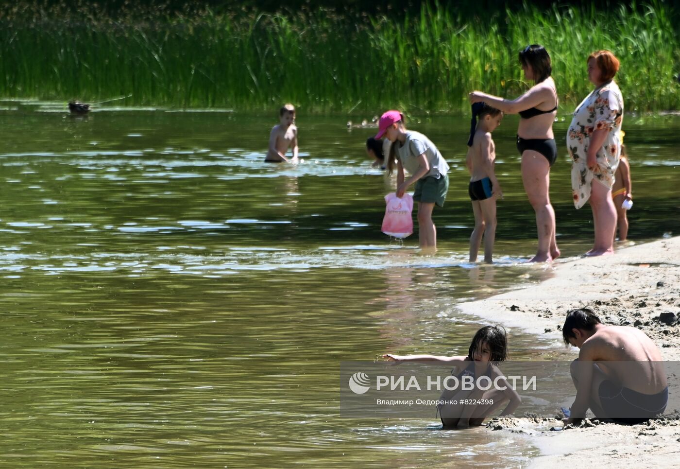 Жаркая погода в Москве 