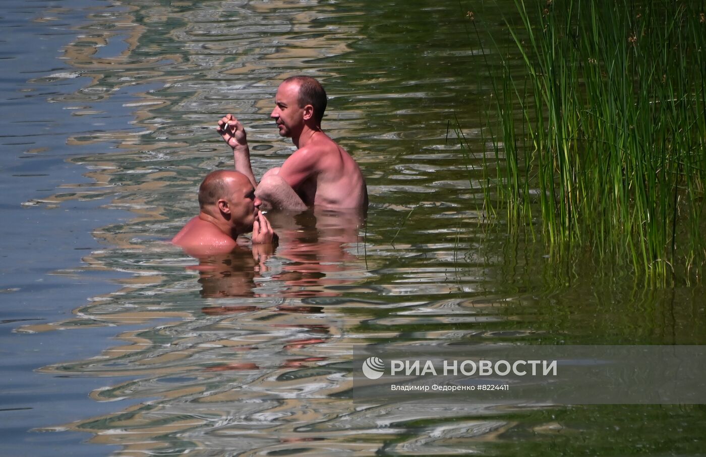 Жаркая погода в Москве 