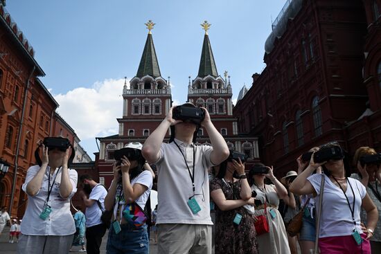 Жаркая погода в Москве 