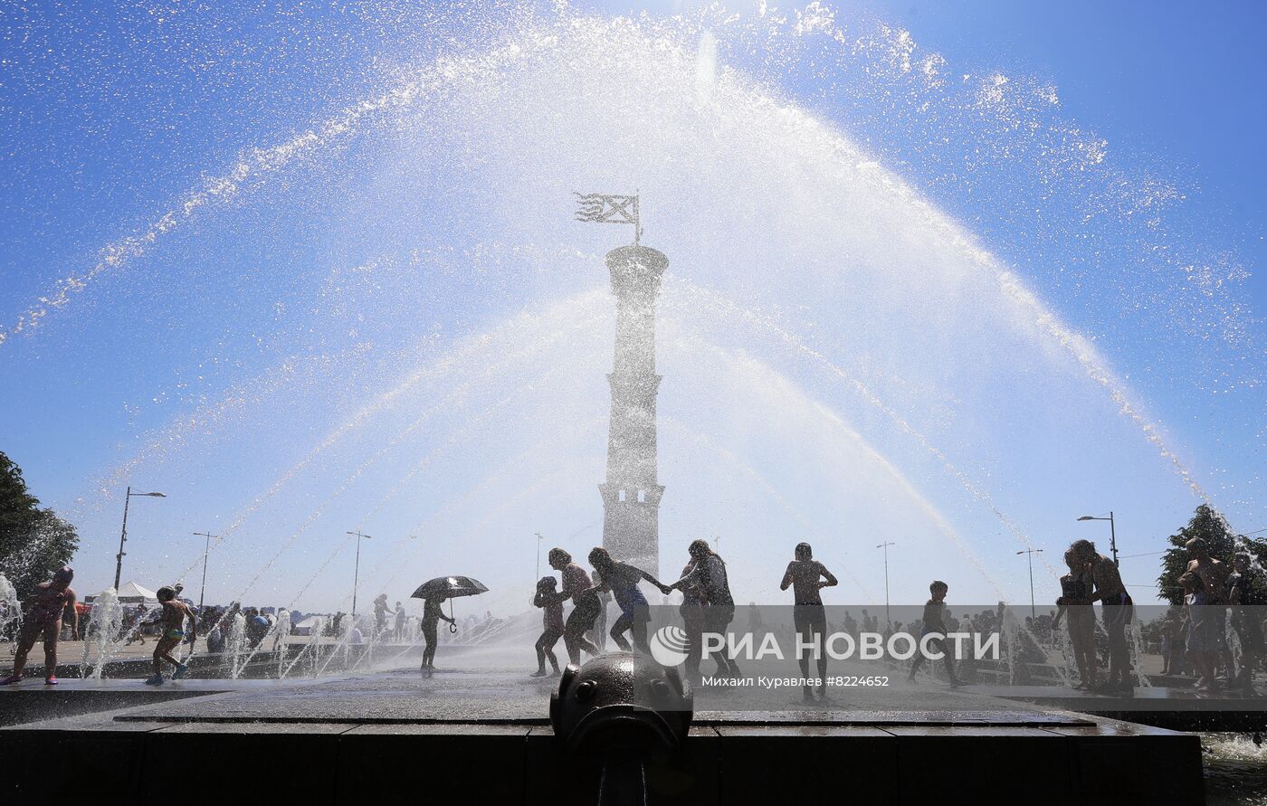 Жара в Санкт-Петербурге