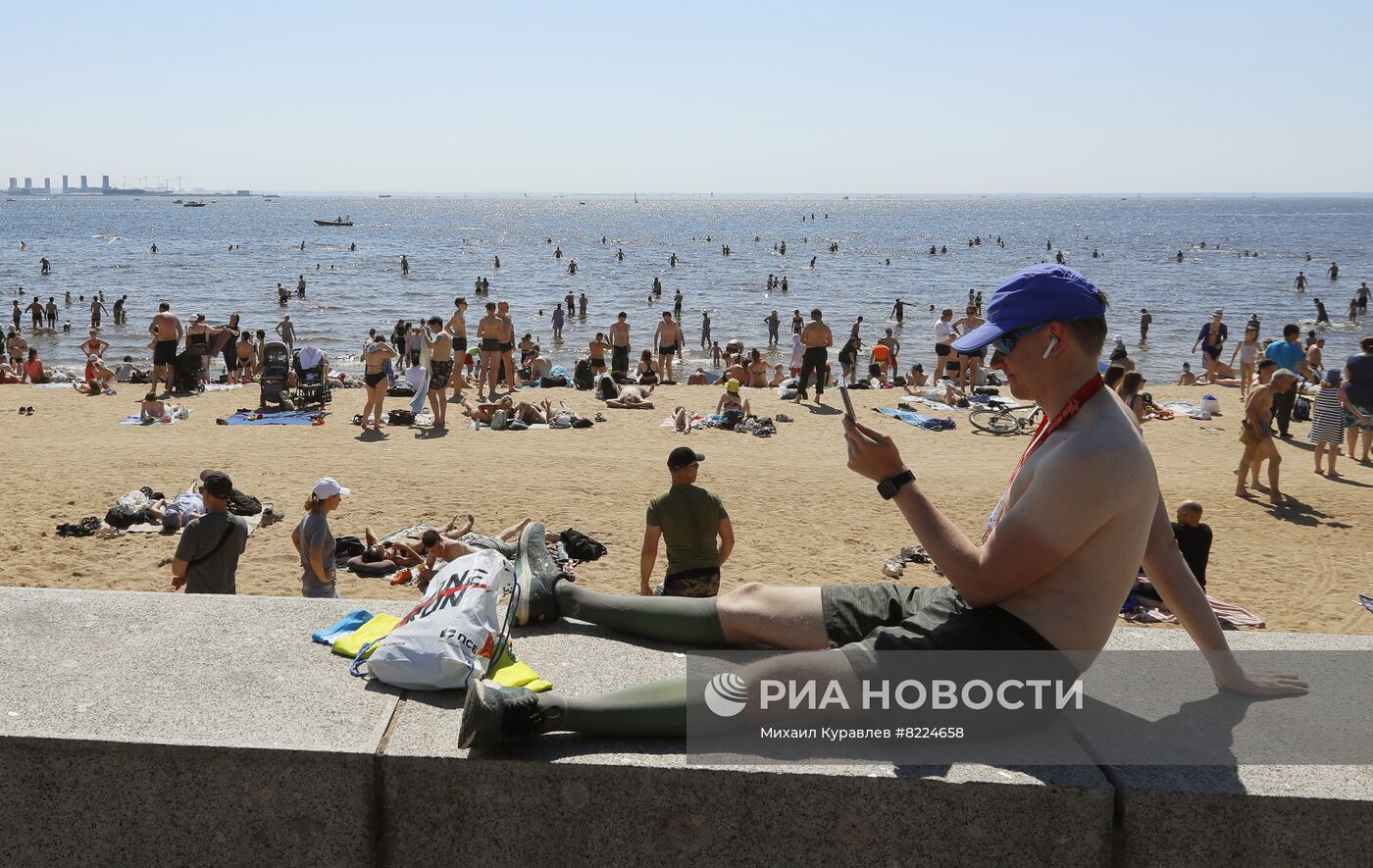 Жара в Санкт-Петербурге