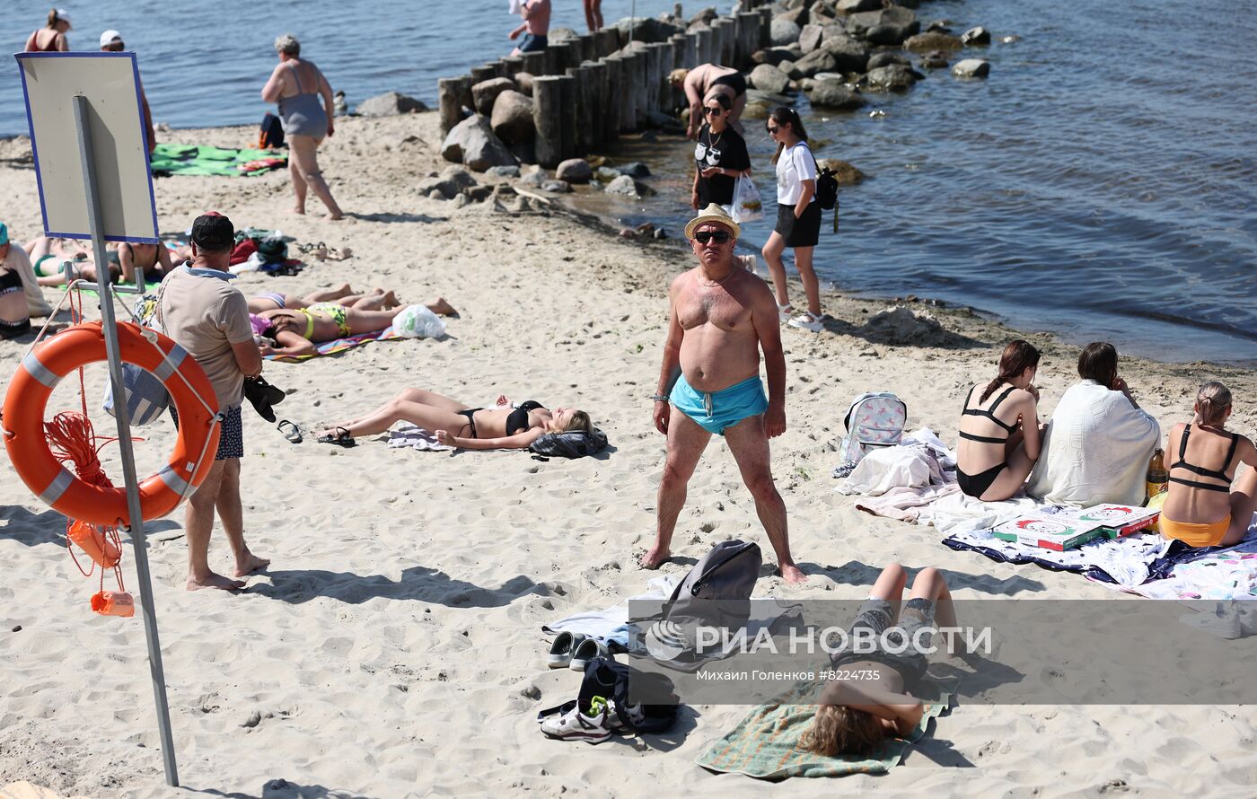 Жара в Калининградской области