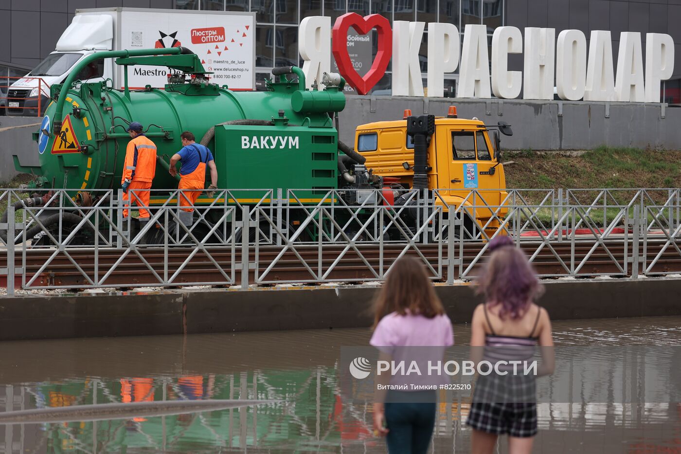 Подтопления в Краснодаре после обильных ливней