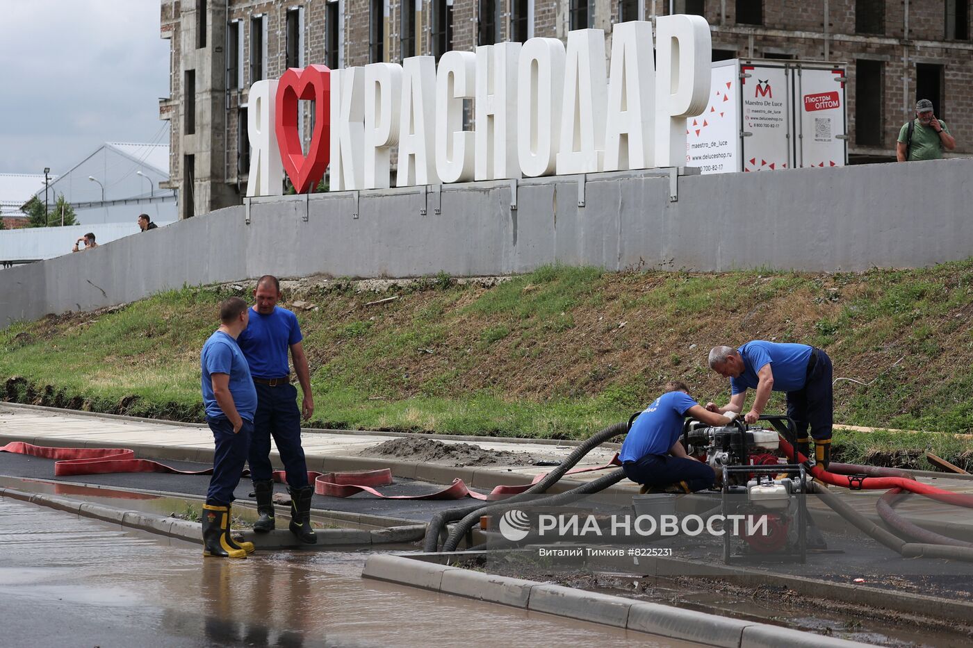 Подтопления в Краснодаре после обильных ливней